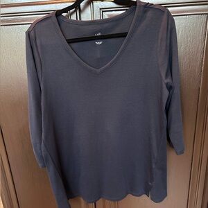 JJill deep blue 3/4 sleeve. Size large